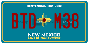 BTDM38  license plate in NM