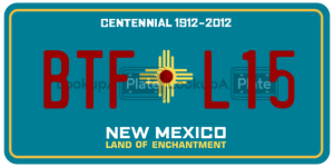 BTFL15  license plate in NM