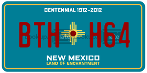 BTHH64  license plate in NM