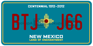BTJJ66  license plate in NM
