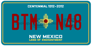 BTMN48  license plate in NM