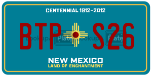 BTPS26  license plate in NM