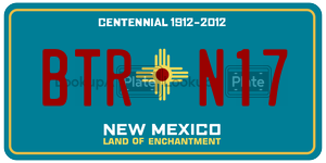 BTRN17  license plate in NM