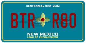 BTRR80  license plate in NM