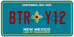 BTRY12  license plate in NM