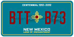 BTTB73  license plate in NM