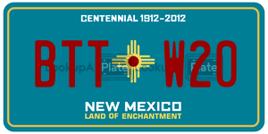 BTTW20  license plate in NM