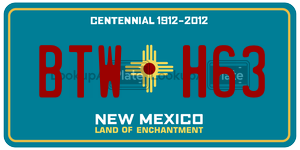 BTWH63  license plate in NM