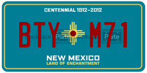 BTYM71  license plate in NM