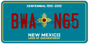 BWAN65  license plate in NM