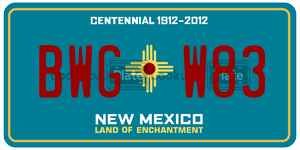 BWGW83  license plate in NM