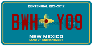 BWHY09  license plate in NM
