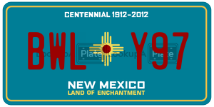 BWLY97  license plate in NM