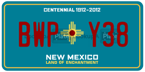 BWPY38  license plate in NM