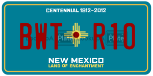 BWTR10  license plate in NM
