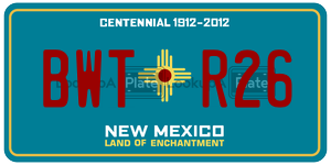 BWTR26  license plate in NM