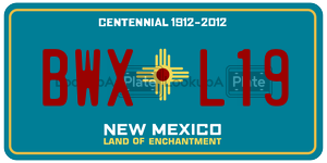 BWXL19  license plate in NM