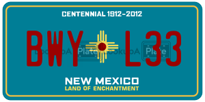 BWYL33  license plate in NM
