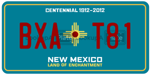 BXAT81  license plate in NM