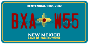 BXAW55  license plate in NM