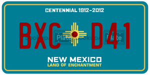 BXCD41  license plate in NM