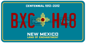 BXCH48  license plate in NM