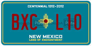 BXCL10  license plate in NM