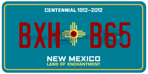BXHB65  license plate in NM