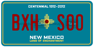 BXHS00  license plate in NM