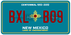 BXLB09  license plate in NM