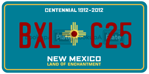 BXLC25  license plate in NM