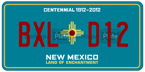 BXLD12  license plate in NM
