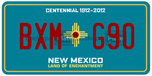 BXMG90  license plate in NM