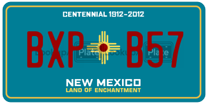 BXPB57  license plate in NM