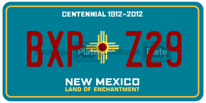 BXPZ29  license plate in NM