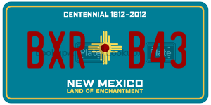 BXRB43  license plate in NM