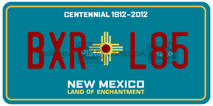 BXRL85  license plate in NM