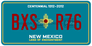 BXSR76  license plate in NM