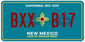 BXXB17  license plate in NM