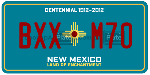 BXXM70  license plate in NM