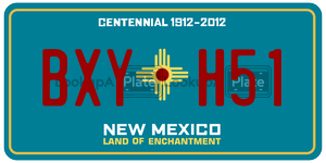 BXYH51  license plate in NM