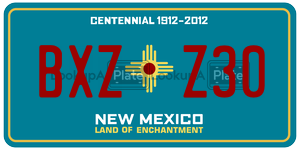 BXZZ30  license plate in NM