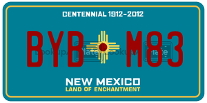 BYBM83  license plate in NM