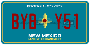 BYBY51  license plate in NM