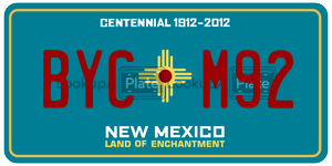 BYCM92  license plate in NM