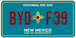BYDF39  license plate in NM