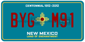 BYGM91  license plate in NM