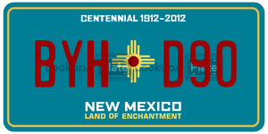 BYHD90  license plate in NM