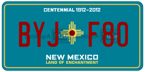 BYJF80  license plate in NM