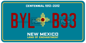 BYLB33  license plate in NM